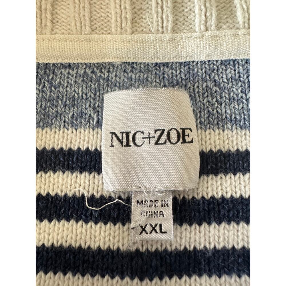 NIC + ZOE Pattern Play Knit Jacket XXL - Picture 6 of 8